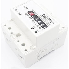 35 mm DIN Schienen Stromzähler, einphasig, 10–40 A, tragbar, 50/60 Hz, schienenmontierter Stromverbrauch, Wattmeter