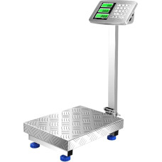 Nerūdijančio plieno stendo svarstyklės, 150 kg, elektroninės svarstyklės, 100 sulankstomų svarstyklių, nerūdijančio plieno medžiaga, atsparios vandeniui, skirtos 