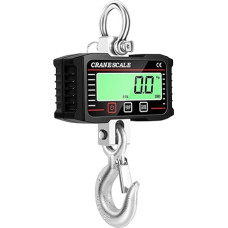 Skaitmeninis LCD ekranas, 2000 kg svoris, rankinis vežimas, tvirtas svoris, rankinis vežimas, tvirtas garažo laikiklis (juodas)