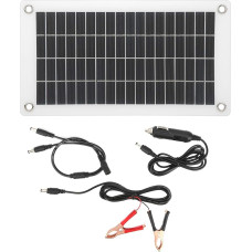 10W 18V Solarpanel-Zellenmodul 12V-Telefonladegerät Semi-Flexibler Dual-USB+DC-Ausgang