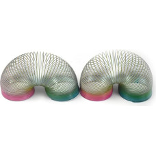 66 x 60 mm spalvų gradientas Milžiniškas magiškas metalinis Slinkys Spring Big Classic Originals Walking Steel Slinky Spring