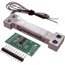 Gewichtssensor, Wägezelle 100 g–500 g Druck-Spannungs-Schwerkraftsensor Elektronische Waage HX711 Antriebsmodul(500g)