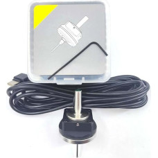 V6 Anti-Roll-3D-Touch-Sonde-Kantenfinder mit Kabel für Desktop-CNC-Maschinen ±X ±Y +Z Erkennung, Silber, 6 mm N-C