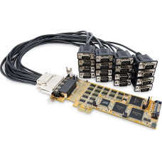 StarTech.com StarTech.comPCI Express Serial Card – 16 DB9 RS232 Ports – Low and Full Profile – Multiport Serial Adapter – PCIe Serial Card