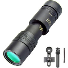 Monokulinis teleskopas, 10-300x priartinimas, galingas rankinis monokuliaras lauko reikmėms, ištraukiamas monokuliaras žygiams, stovyklavimui (kostiumas)