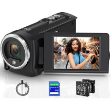 Vaizdo kamera 2,7K vaizdo kamera su LED užpildymo šviesa