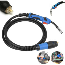 MIG MAG Welding Torch MB 25KD, Hose Package Protective Gas 4M, Euro Central Connection, Welding Machine MIG MAG Accessories, Lightweight Flexible Head for Welding Machines, CO² Welding (4 Metres 25KD)