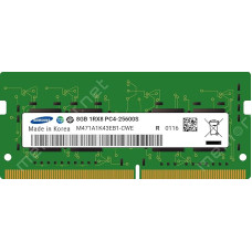 8GB DDR4 3200MHz PC4-25600 1.2V 1Rx8 260-Pin SODIMM operatyvioji atmintis nešiojamiesiems kompiuteriams M471A1K43EB1-CWE