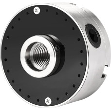 Pasukamas guolis 4 colių 100 mm chromuotas slankmačio laikiklis M33 1 colio M18 Medienos apdirbimo tekinimo įrankių priedai 4 žiaunų savaiminio centravimo medienos tekinimo staklių rakto laikiklis (dydis: 1 colis x 8TPI)