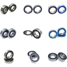 2 vnt. 17x30x10mm 173010 2RS Lager 173010RS MR173010 Fahrrad Rad Center Welle Reparatur(24377-2RS 24x37x7mm)