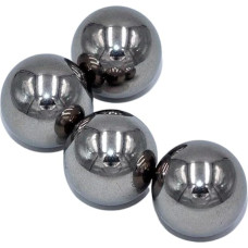 38 mm AISI304 nerūdijančiojo plieno 200 klasės didelio tikslumo pilnaviduriai rutuliniai guoliai vožtuvams (pakuotė po 1 vnt.)