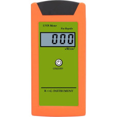 FUBESK RGM-UVC UVB-Messgerät Detektor Tester mit LCD-Display, 0-1999uw/cm² Bereich, 280-320 nm Spektrum für Sonnenlampe und Reptilien-Haustier-Lebensraum