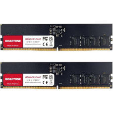 【DDR5 RAM】GIGASTONE 32GB rinkinys (2x16GB) DDR5 5600MHz PC5-44800 CL 46-46-46-90 1.1V UDIMM 288 Pin Non-ECC Unbuffered PC Desktop Only Memory Module Upgrade