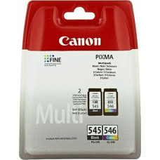 Canon ink cartridges PG-545 + CLI-546 BK / C / M / Y multipack black + color 8ml + 9 ml ORIGINAL for PIXMA printer