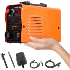 Suvirinimo aparatas 250A elektrodų suvirinimo aparatas MMA 220V lengvas nešiojamas profesionalus su strypu