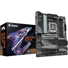 GIGABYTE X670 AORUS Elite AX Motherboard - Supports AMD Ryzen 9000 Series CPUs, 16+2+2 Phases Digital VRM, up to 8000MHz DDR5 (OC), 1xPCIe 5.0 + 3xPCIe 4.0 M.2, Wi-Fi 6E, 2.5GbE LAN, USB 3.2 Gen 2x2