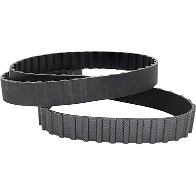 Pavaros diržas 525H-585H, su trapeciniais dantukais, guminis diržas, plotis 25/30/35 mm, pakuotė po 1 (570H (114 dantų), 1PC_25 mm)
