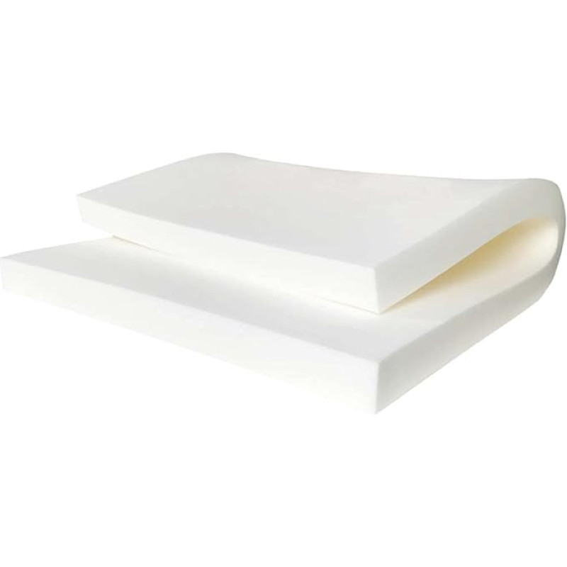 Ultradickes, hochdichtes Ersatz-Schaumstoffkissen für Möbel, Premium-Sitzkissen, Polsterschaum für Esszimmerstühle, Bänke und Fußhocker, feste Unterstützung, anpassbare Größe