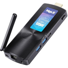 MeLE PCG02 Fanless Mini PC Stick, Celeron J4125 8GB 128GB Micro Desktop Computer Stick, Support HDMI Wi-Fi5 Gigabit Ethernet, BT4.2 in Business Office Industrial IoT Media Home