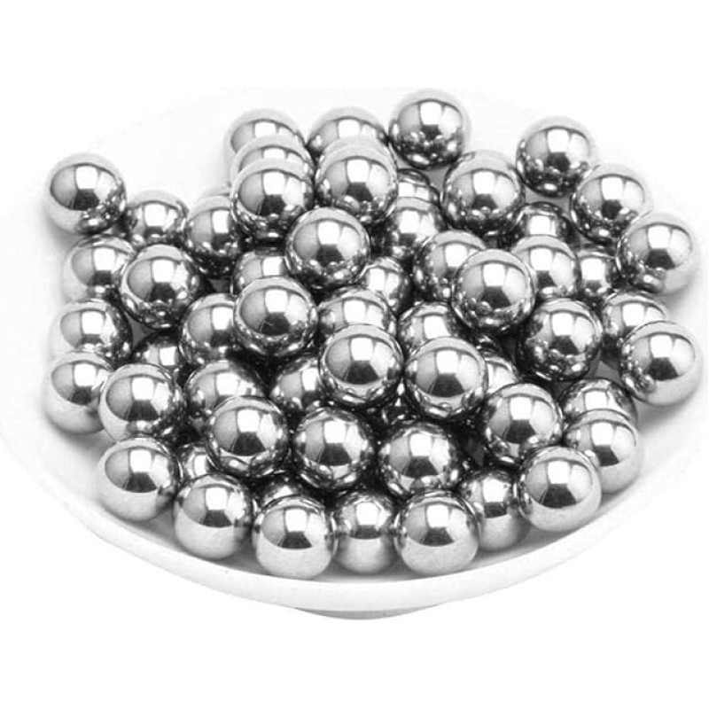 Guoliai guoliams, nerūdijančio plieno rutuliukai 304, tikslūs rutuliukai, pagaminti iš tvirto plieno, pakuotė po 200, 8 mm plieniniai rutuliukai (7,0 mm)