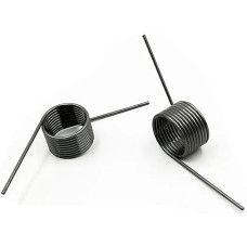 Torsionsfeder 5 STÜCKE V-förmige 65Mn Stahl-Schraubendrehfeder Helicaltorsio Ring Drahtdurchmesser 1,5 MM Winkel 60/90/120/180 Grad(9mm (180 laipsnių),12mm)