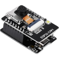 diymore 1 vnt. ESP32 USB C, skirta ESP32 CAM kūrimo plokštei, WLAN/Bluetooth, DC 5V dviejų branduolių kūrimo plokštė su 2640 kameros moduliu