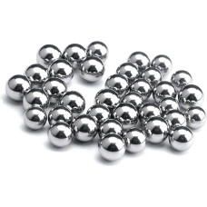 304 SUS Präzisionslagerstahlkugel, Massive kleine Stahlkugel, Kugelkugel, runde Kugel, Schleudermurmeln (100 Stück, 4 mm)