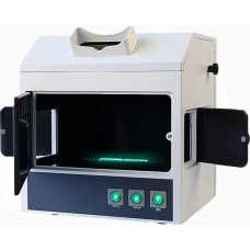 UV analizatorius tamsioje patalpoje, UV lempos spintelė, fluorescencijos detektorius laboratorinėms reikmėms, bangos ilgis 254 Nm/365 Nm, su matymo langu, skirtas produktų bandymams
