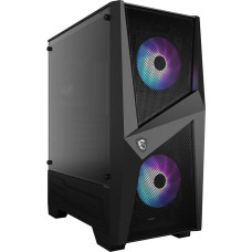 MSI korpusas ATX MID-TOWER MAG FORGE 100R, 7 lizdai HDD, 3 x 120 mm, ARGB priekinis ventiliatorius