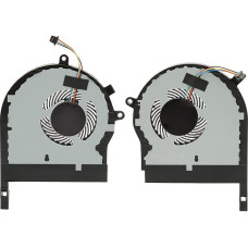 Bewinner CPU GPU ventiliatoriaus pakaitalas ROG TUF Gaming FX504 FX80 FX80 FX80G FX80GE ZX80GD FX8Q FX504GD FX504GE GTX1050 nešiojamojo kompiuterio ventiliatoriui (CPU ir GPU ventiliatorius)