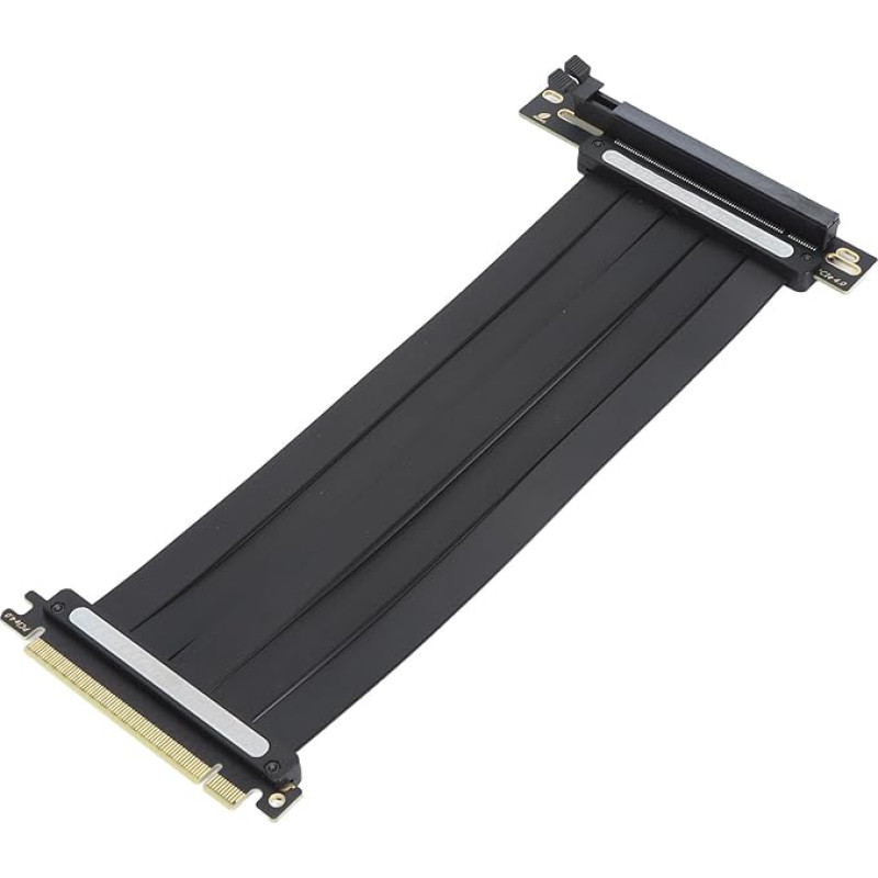 PCIe 4.0 X16 prailginimo kabelis, apsaugotas nuo elektromagnetinių trikdžių 90° kampu, skirtas RTX3090ti RTX3090 RTX3070ti RTX3070ti RTX3070 (250 mm)