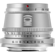TT Artisan 35mm F1.4 APS-C Object Connector Leica L Sigma Panasonic Mount Silver Wide Angle Manual Focus Lens TTAL3514LLS Black