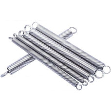 Zugfeder, Doppelschlaufen-Haken mit geschlossenem Verschluss, dehnbar, aus Edelstahl 304, 23er-Packung, verschiedene Größen (120-300 mm)(120mm(5pcs),8mm-0.7mm)