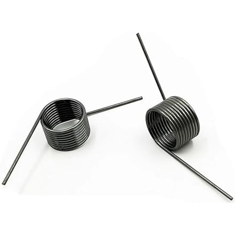 Torsionsfeder 5 STÜCKE Schraubenfeder 65Mn Rückholfedern Drahtdurchmesser 0,7 mm V-förmiger Schraubentorsionsring Winkel 60-180 Grad(6.3mm(9 ratai),8.5mm(10vnt),0.7mm(120 laipsnių))
