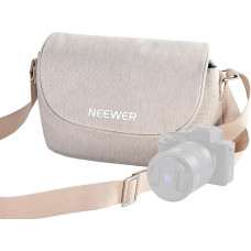 NEEWER fotoaparato dėklas, vandeniui atsparus lengvas kompaktiškas kelionių Messenger fotoaparato krepšys Crossbody fotografams, suderinamas su 