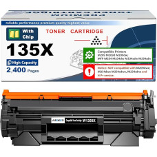 135X W1350X (135A W1350A) tonerio kasetė [su lustu] Didelio našumo 2400 puslapių Suderinama su HP LaserJet M207dw M209 M209d M209d M209dw M234 M234d M234dw M234sdw M234sdw M234sdw M234sdw M234sdw n n n n M235sdw spausdintuvu