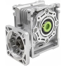 NMRV040 Drehzahlminderer 0,43 Zoll 11 mm Eingangsbohrung 90 x 90 mm Vierkantflansch 3,27 Zoll 83 mm Falzschneckengetriebe for 90 x 90 mm Rahmenmotor Genauigkeit Vertikal(Ratio 5 to 1)