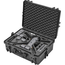 TomCase Professional Travel Edition transportavimo dėklas, skirtas DJI Mavic 2 Pro/Zoom, talpinantis iki 4 baterijų, 