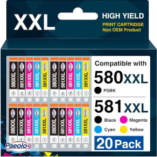 20 x 580XXL 581XXL kasetės suderinamos su 