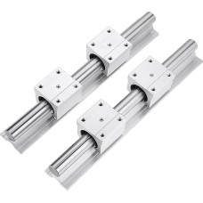 Professionelle 2 STÜCKE SBR12 SBR16 SBR20 Linearführungsschiene Länge 1500mm mit 4 STÜCKE SBR12UU SBR16UU SBR20UU Linearlagerblock (su 4 vnt. Sbr16uu)