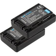 2 x Dot.Foto VW-VBY100 Premium 3,7 V / 970 mAh baterija, skirta 