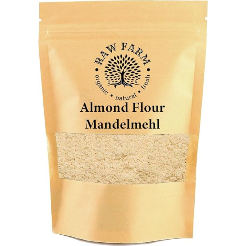 1 kg migdolų miltų - smulkiai malti blanširuoti migdolai - be glitimo, tinka kepimui, virimui ir sveikiems receptams (1000 g, migdolų miltai)