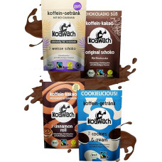 Winter Set - Caffeine Cocoa with Guarana in Various Flavours - Winter Gift Set Organic, Vegan, Fairtrade (4 x 100 g)