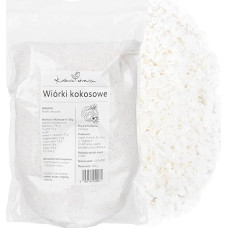 Kuchnia Zdrowia - Kokosų drožlės - Natūralios - Aukštos kokybės - Sandari pakuotė su užtrauktuku - Doypack: (500g)