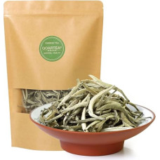 GOARTEA White Tea - 50 g (1.76 oz) Premium Grade - Chinese Bai Hao Yin Zhen Baihaoyinzhen Silver Needle White Tea - White Tea Loose Leaf