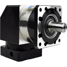 Rechtwinkliger 90-Grad-Planetengetriebe-Reduzierer, 12 Arcmin-Verhältnis 15:1 bis 100:1 130 mm AC-Servomotor-Eingangswelle 24 mm