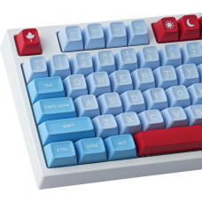 JOMKIZ Double Shot Keycaps 173 klavišų SA profilio Flair klavišų dangtelių rinkinys su 2,75u, 3u, 6,25u ir 7u tarpo juosta, skirtas Cherry Mx jungikliams ISO ANSI išdėstymo mechaninei klaviatūrai
