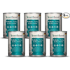 Venandi Animal - Premium drėgnas ėdalas katėms - kalakutiena su monoproteinais, 6 vnt. (6 x 400 g), be grūdų, su monoproteinais