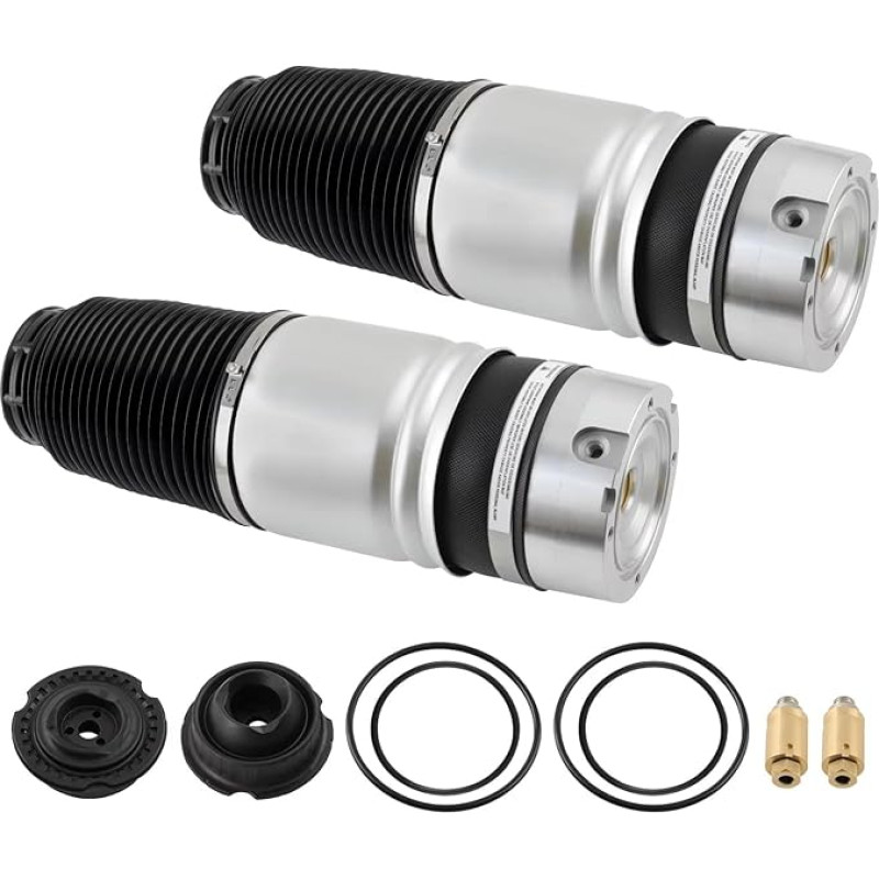 Kompatibel Mit Porsche Für Cayenne 9PA 2003-2010 2X Hinten Lefr Rechts Luftfederung Frühling Tasche Faltenbalg 95535850332 7L5616503F 7L6616503B Luftfeder Federbalg