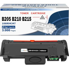 Suderinama B205 B210 B215 tonerio kasetė 106R04346 106R04347 Toneris 3000 puslapių, skirta Xerox B210DNI B205DNI B205MFP B215DNI B215MFP spausdintuvui (juoda)